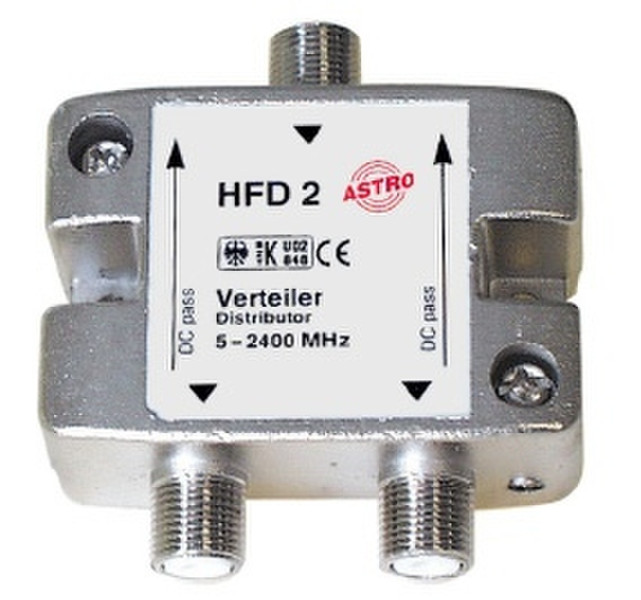 Astro HFD 2 Cable splitter Silber