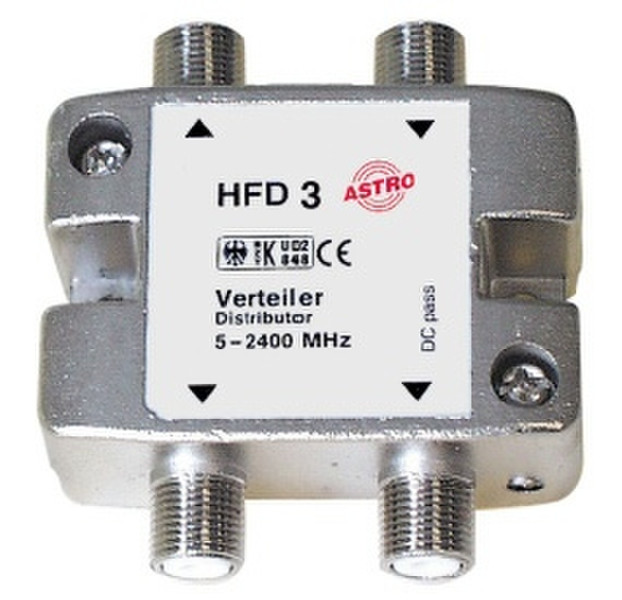 Astro HFD 3 Cable splitter Silber
