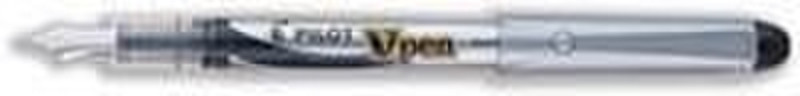 Pilot V-Pen Silver Black fountain pen