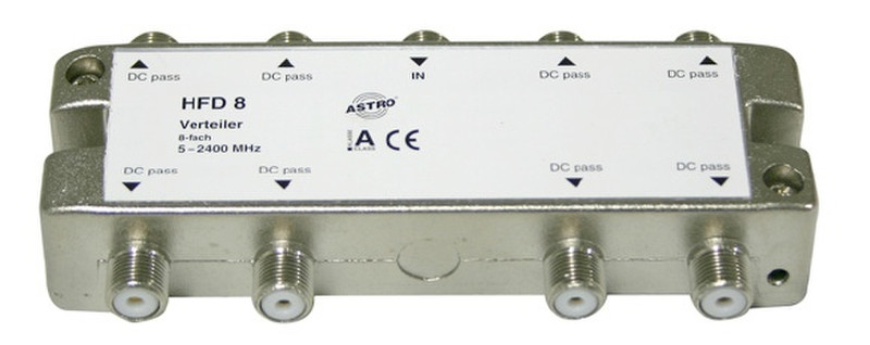Astro HFD 8 Cable splitter Silber