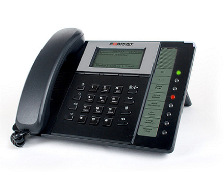 Fortinet FON-350i Wired handset 6lines LCD Black
