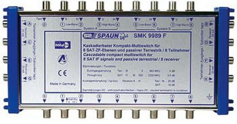 Spaun SMK 9989 F video switch