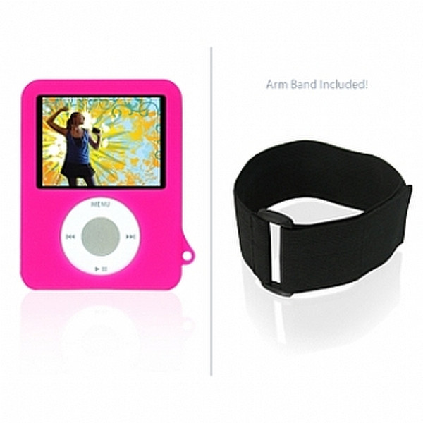 CTA Digital IP-HN3P Armband case Pink MP3/MP4 player case
