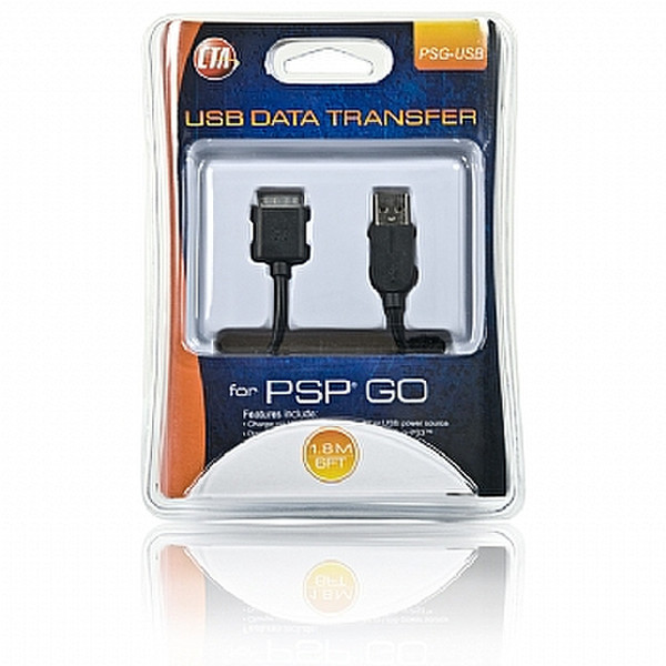 CTA Digital PSG-USB 1.8m USB A Black USB cable