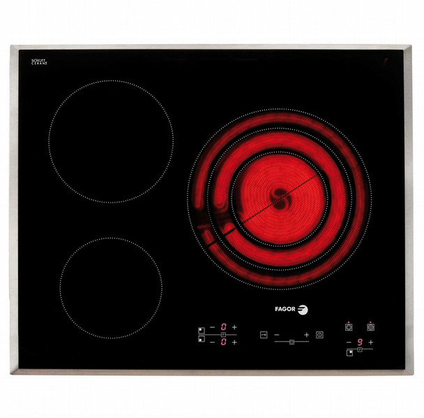 Fagor 2VFT-330AX Eingebaut Ceramic hob Schwarz