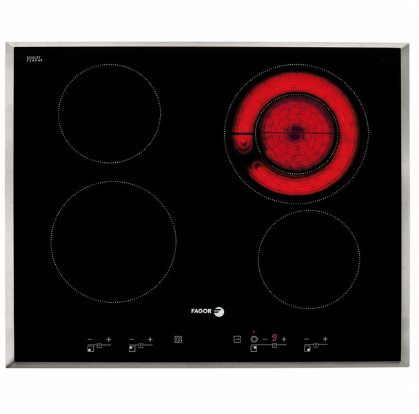 Fagor 2VFT-320AX Eingebaut Ceramic hob Schwarz