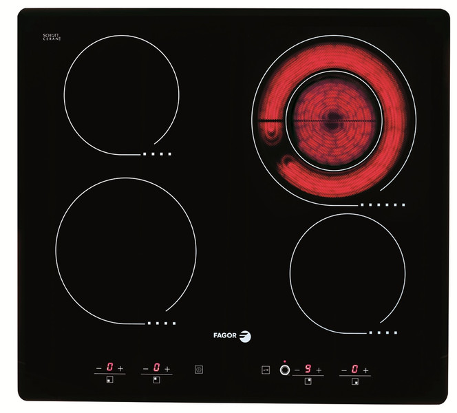 Fagor 2VFT-320S Eingebaut Ceramic hob Schwarz