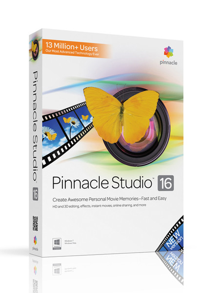 Pinnacle Studio 16, Win, Box, ITA/ESP/POR