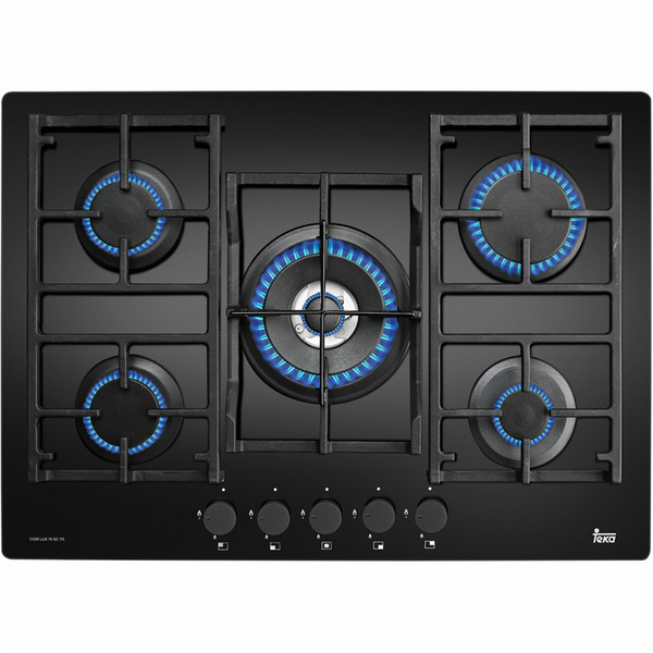 Teka CGW LUX 70 5G AI AL TR built-in Gas Black