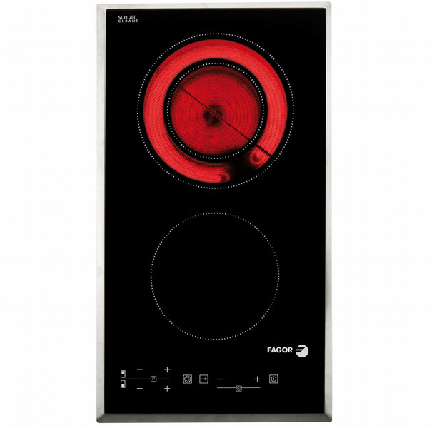 Fagor 3MFT-2AX Eingebaut Ceramic hob Schwarz