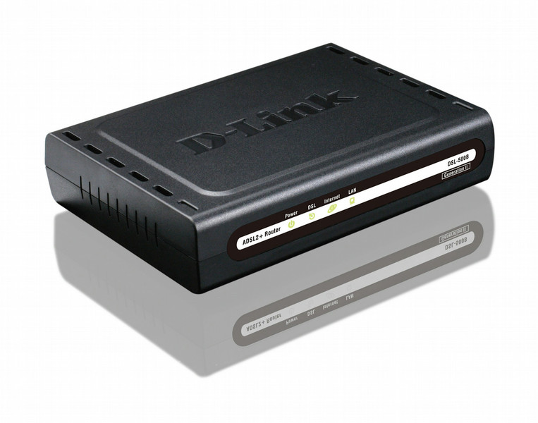 D-Link DSL-500B Eingebauter Ethernet-Anschluss ADSL Kabelrouter
