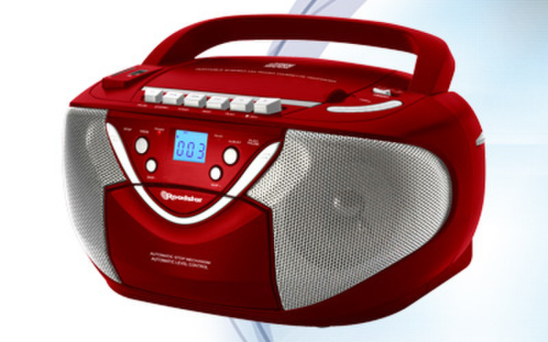 Roadstar RCR-4650USMPR Analog 3W Red CD radio