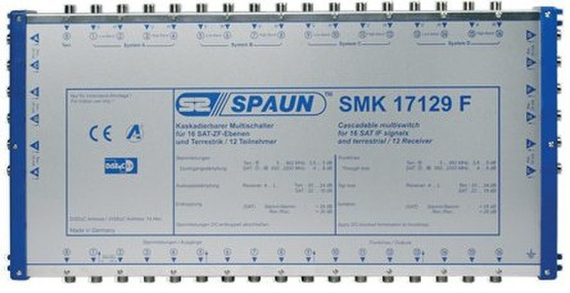 Spaun SMK 17129 F Синий, Cеребряный