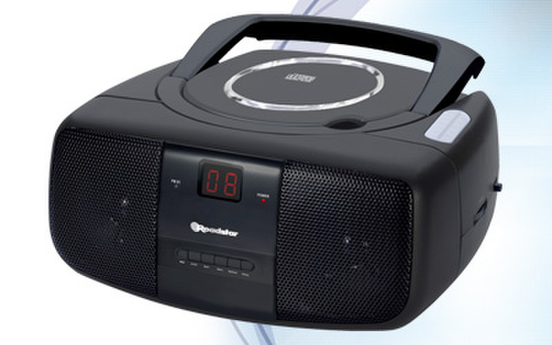 Roadstar CDR-4200CD/BK Analog 3W Black CD radio
