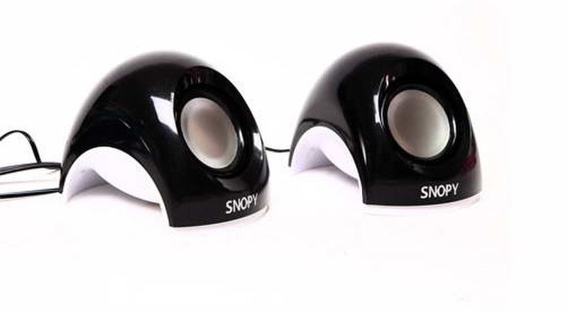 Snopy 18-PSN Stereo portable speaker 3Вт Черный