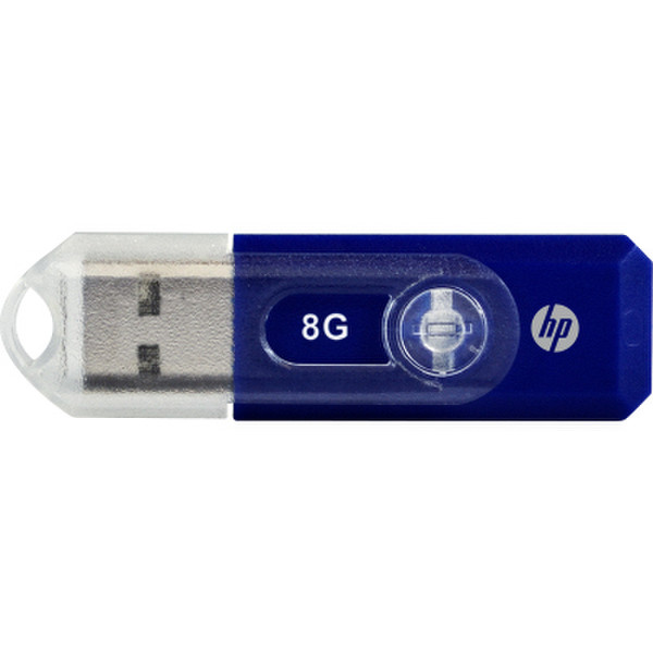 HP v265w 8GB 8ГБ USB 2.0 Type-A Синий USB флеш накопитель