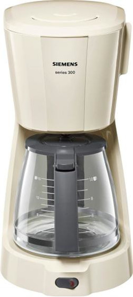Siemens TC3A0107 Drip coffee maker 1.25L 15cups Grey coffee maker