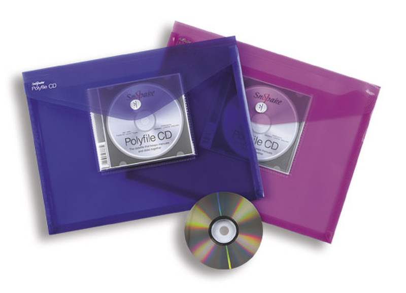 Snopake Polyfile CD - Clear, A4 Aktendeckel