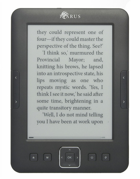 Icarus E601 6" 4GB Black e-book reader