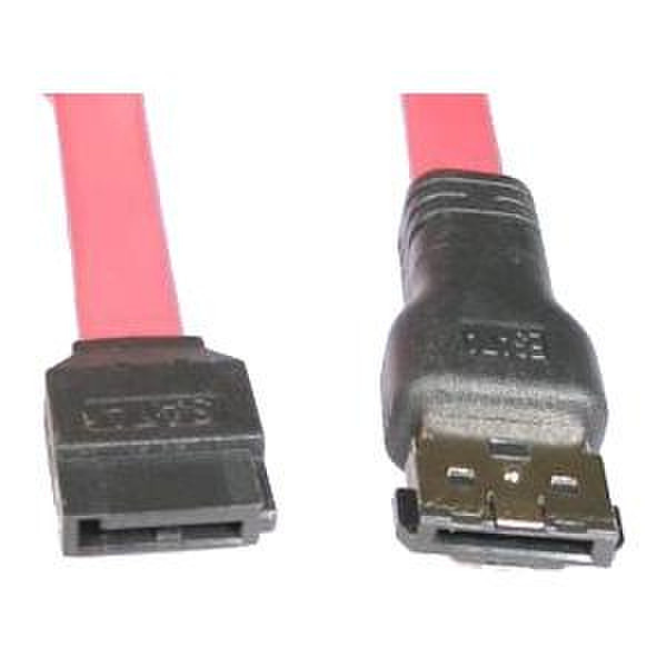 Intelligent Computer Solutions CBDR-0509-000B 0.5m SATA eSATA Pink SATA cable
