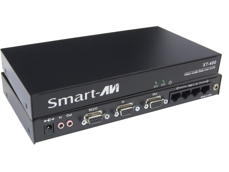 Smart-AVI XT-TX400 AV transmitter Schwarz