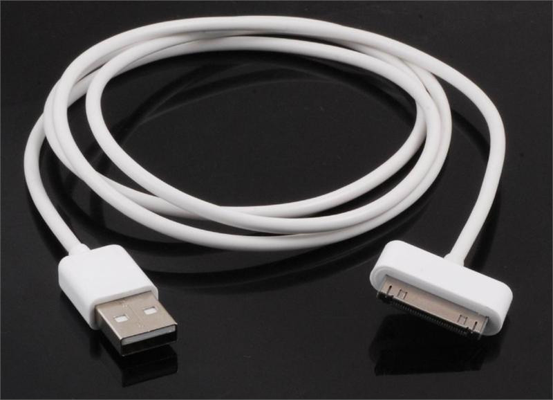 Inland 8567 0.91m 30pin USB 2.0 White mobile phone cable
