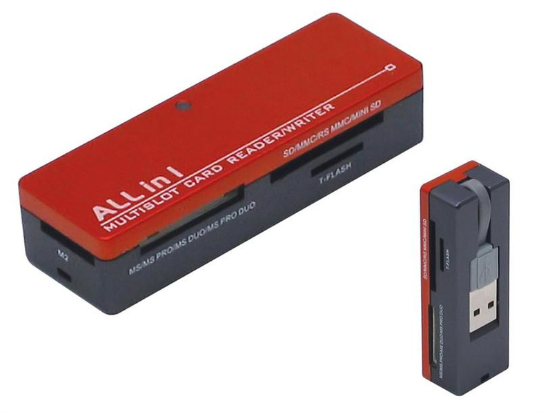 Inland Universal Card Reader, USB 2.0 USB 2.0 устройство для чтения карт флэш-памяти