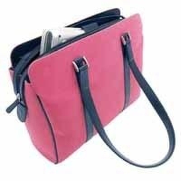 Masters Brushed cord briefcase - Pink 15.4