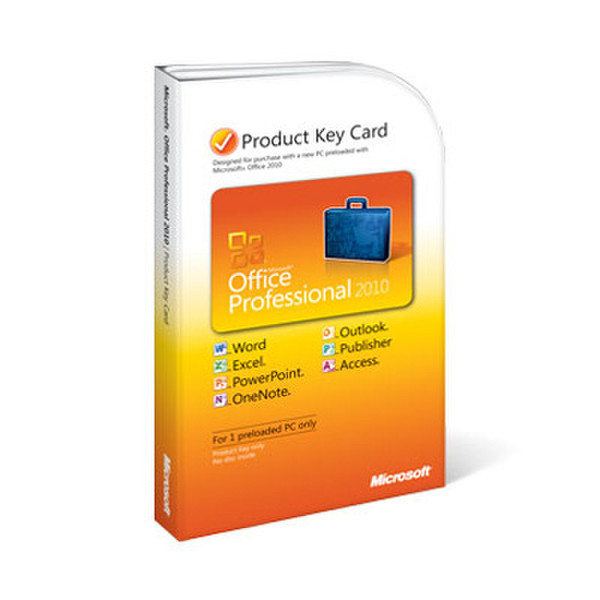 HP Microsoft Office 2010 Professional Software