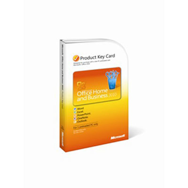 HP Microsoft Office 2010 Home and Business Software