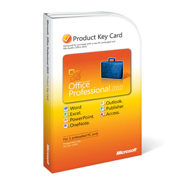 HP Microsoft Office 2010 Professional Software
