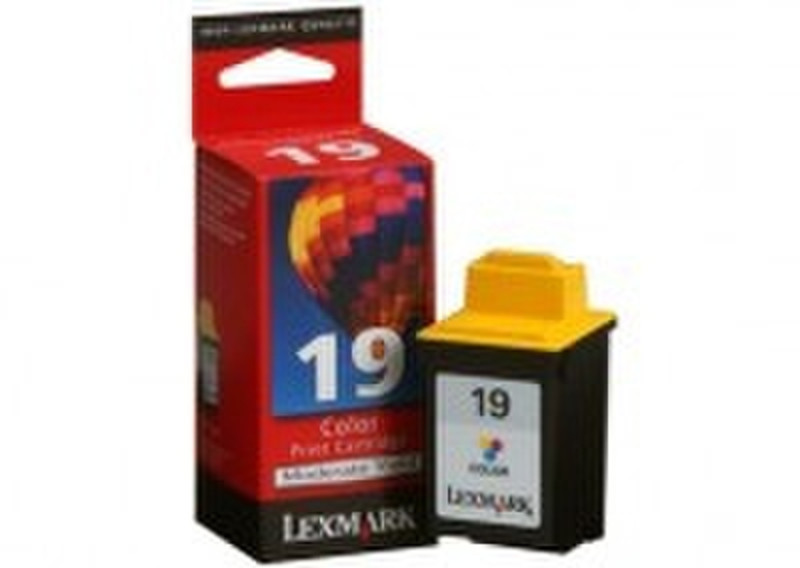 Lexmark No.19 Moderate Use Color Print Cartridge BLISTER струйный картридж