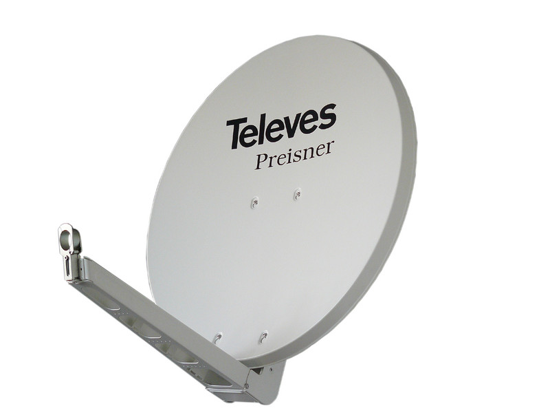 Televes S85QSD-W 10.7 - 12.75GHz Grau, Weiß Satellitenantenne
