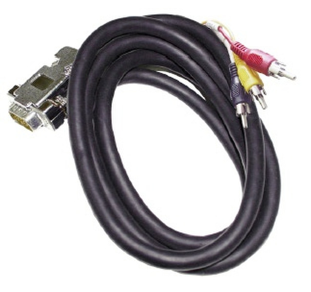 Astro VCP 15-2 1.5m VGA (D-Sub) 3 x RCA Schwarz Videokabel-Adapter