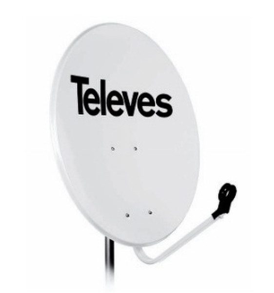Televes S6500-AW 10.7 - 12.75GHz Weiß Satellitenantenne
