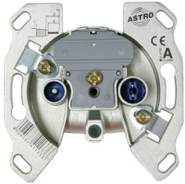 Astro GUT 152 TV (coaxial) Stainless steel outlet box