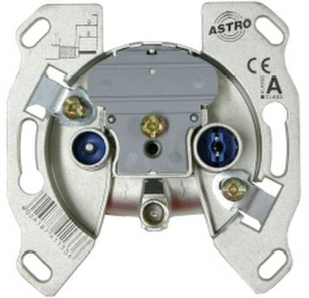 Astro GUT MMD 4 TV (coaxial) Stainless steel outlet box