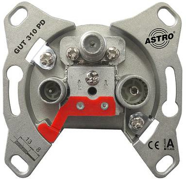Astro GUT 318 PD TV (coaxial) Stainless steel outlet box