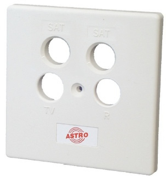 Astro GUZ 44 TV (coaxial) White outlet box
