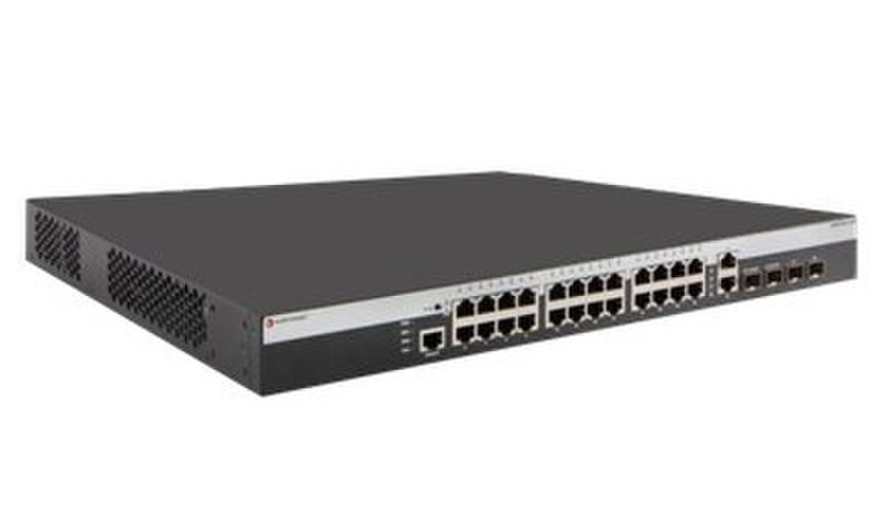 Enterasys 08H20G4-24 Управляемый L2 Fast Ethernet (10/100) Power over Ethernet (PoE) 1U Черный сетевой коммутатор