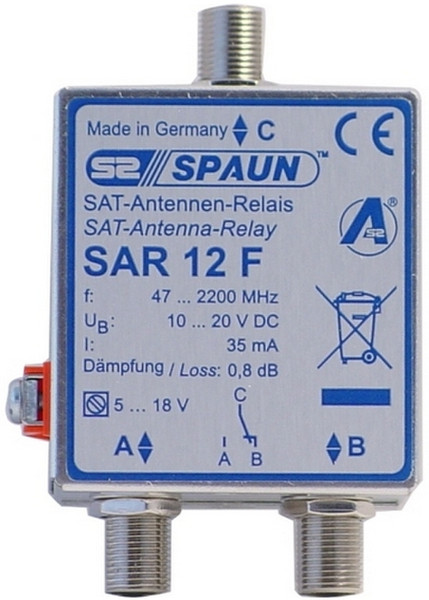 Spaun SAR 12 F Cable splitter Silber