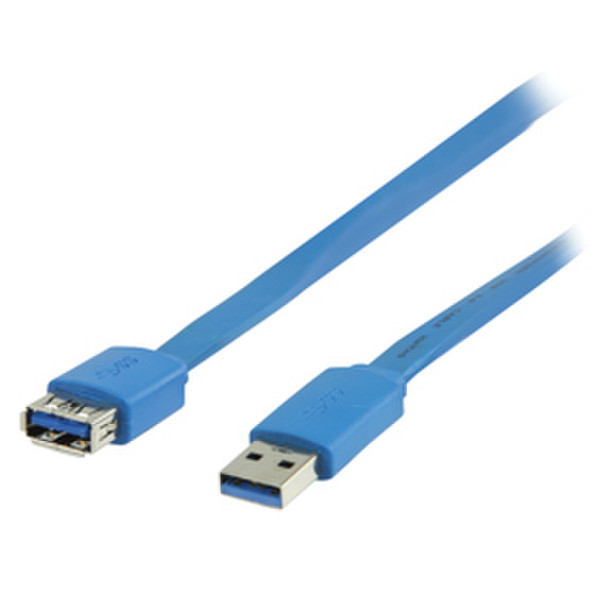 Valueline 2m, USB 3.0 A - A 2м USB A USB A Синий