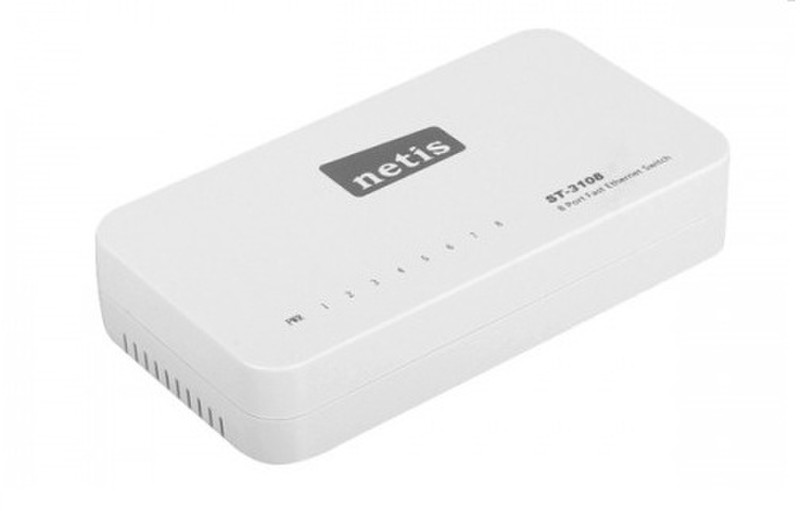 Netis System ST-3108 ungemanaged Weiß Netzwerk-Switch