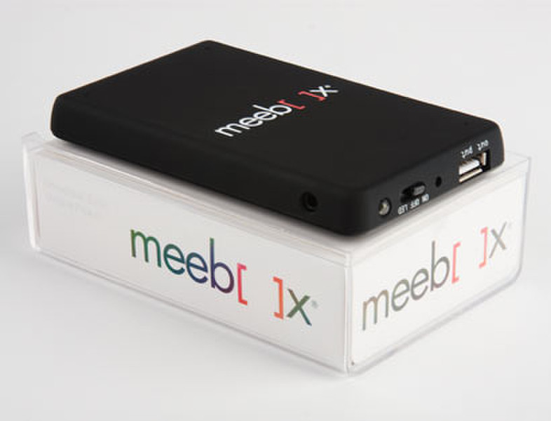 Meebox 200007 Innenraum Schwarz Ladegerät für Mobilgeräte
