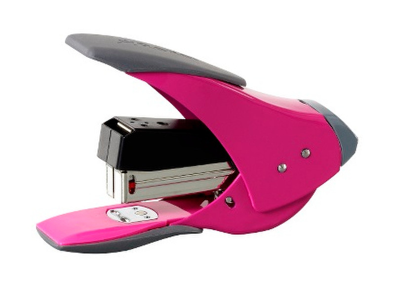 Rexel Easy Touch Low Force Quarter Strip Stapler Pink stapler