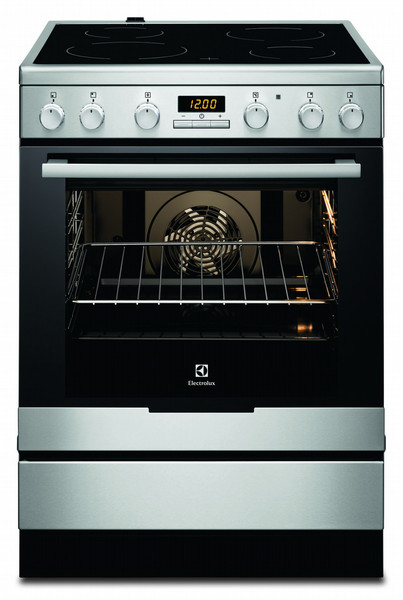 Electrolux EKC6450BOX Freestanding Electric hob Stainless steel