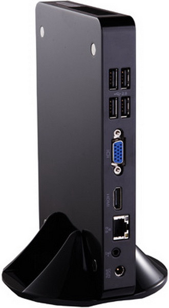 Foxconn nT-i1200 1.86GHz D2500 Desktop Black Mini PC