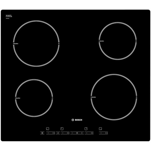 Bosch PIA611T66J built-in Electric induction Black hob