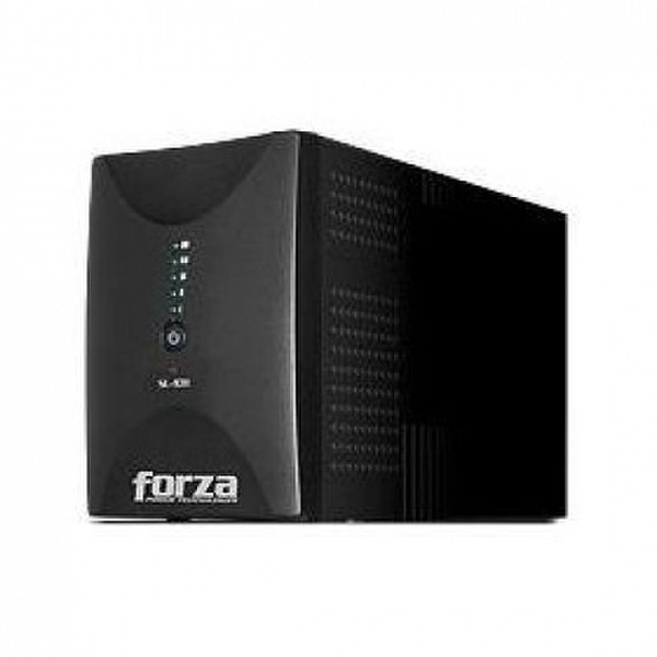 Forza Power Technologies SL-1011 1000VA 8AC outlet(s) Tower Black uninterruptible power supply (UPS)