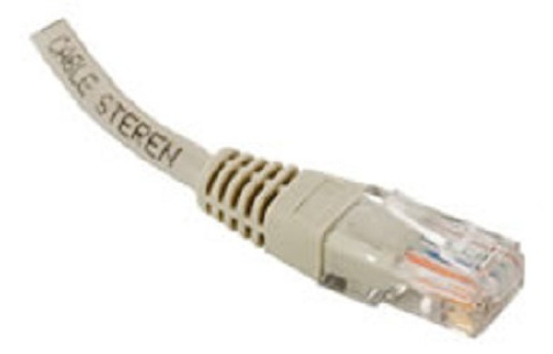 Steren 3m Cat5e UTP Cable 3м Cat5e U/UTP (UTP) Серый